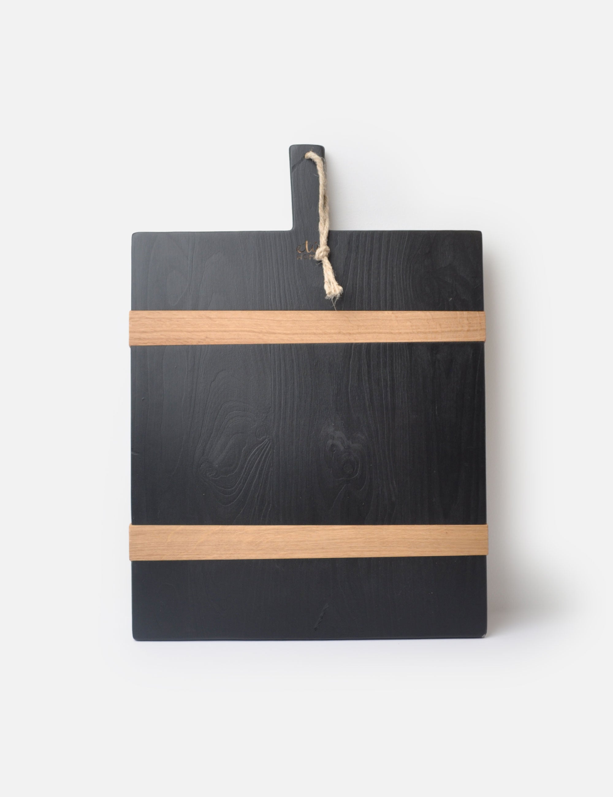 Reclaimed Wood Charcuterie Board, Black