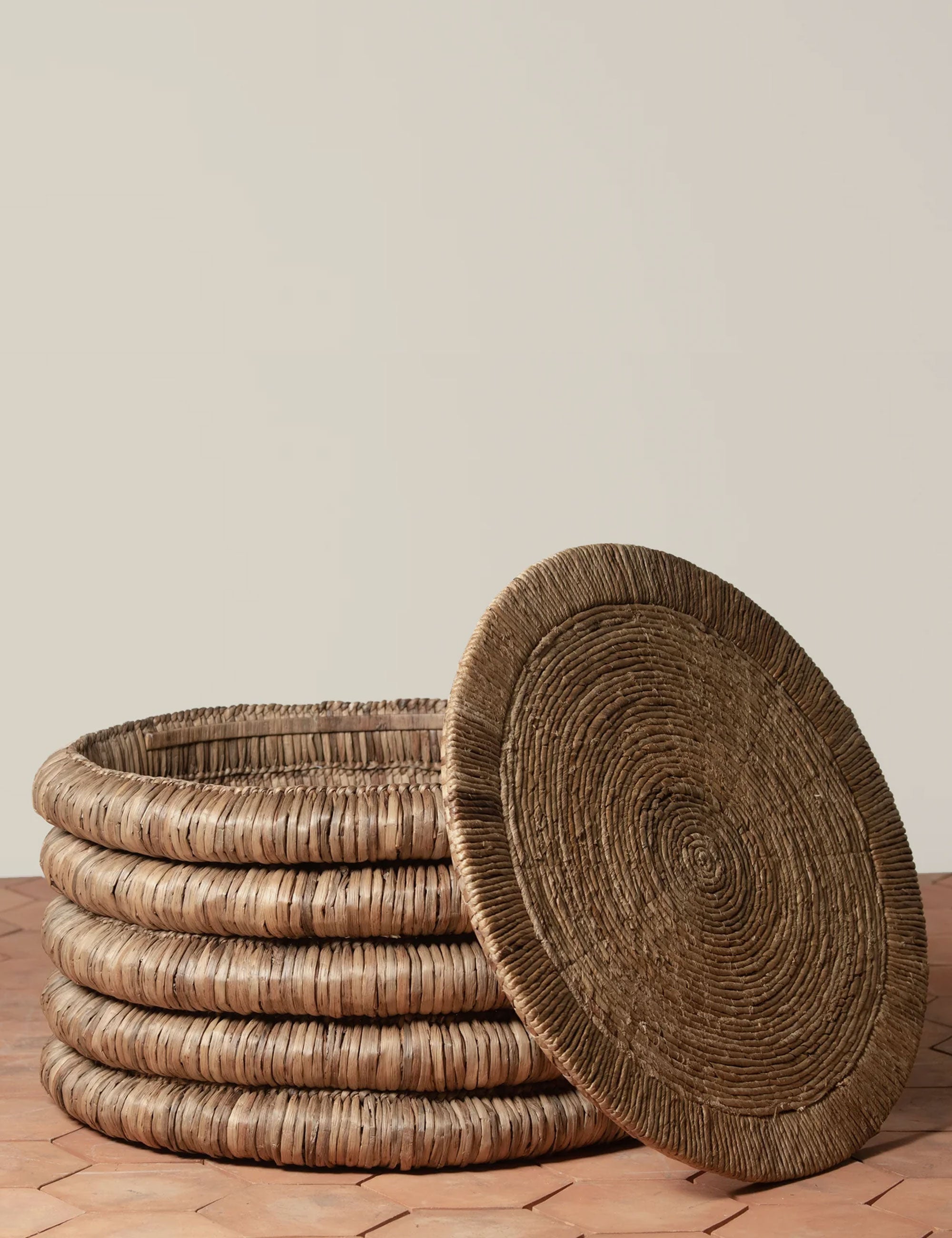 Hand Woven Round Coffee Table