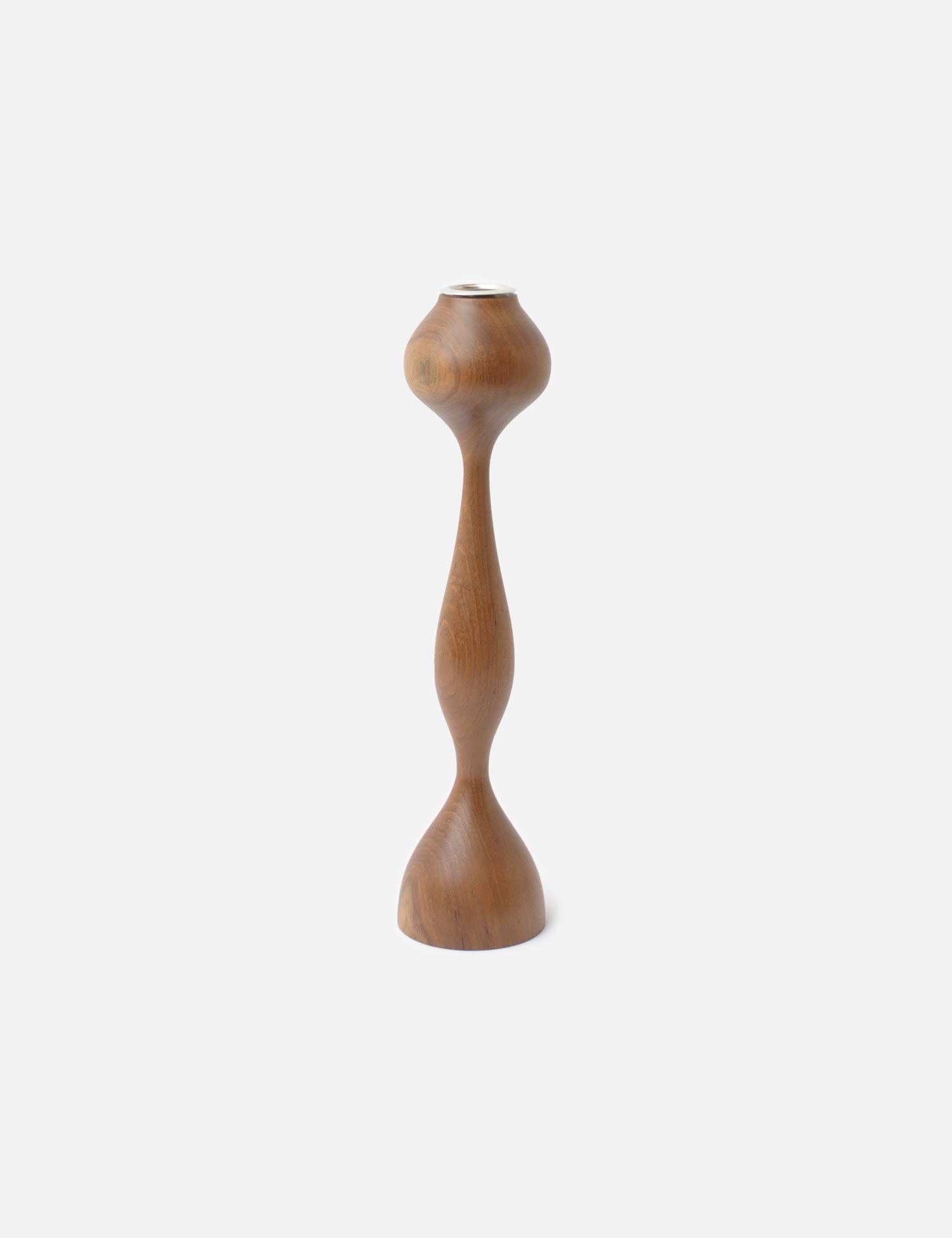 Teakwood Candle Holder, Small