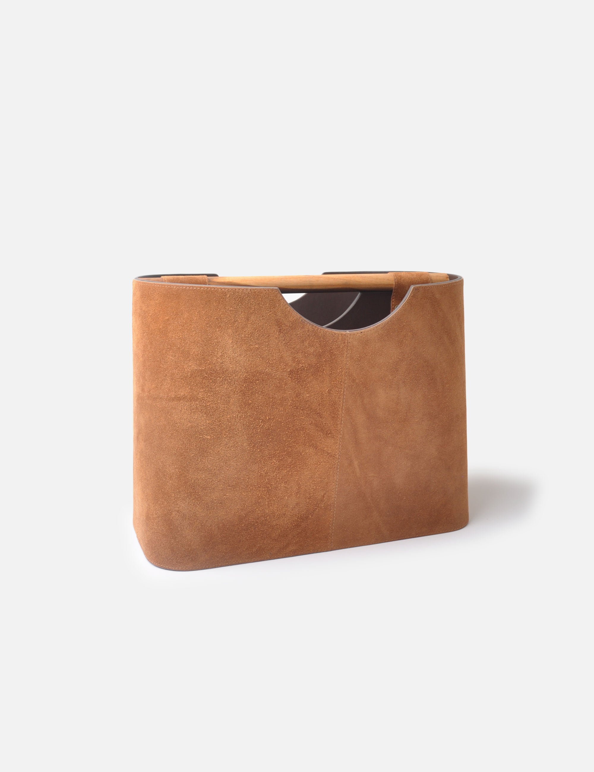 Carmel Suede Magazine Holder